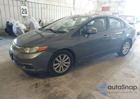 2012 Honda Civic Ex z USA, uszkodzony, nr VIN 2HGFB2F82CH552355